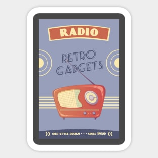 vintage retro Sticker